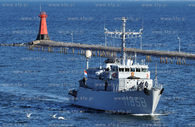 Okrety Stalego Zespolu Obrony Przeciwminowej NATO (SNMCMG-1)...