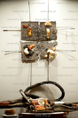 Gdansk. Manufaktura S&A w Muzeum Bursztynu. Tryptyk...