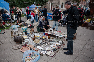 Gdansk. Ulica Podwale Staromiejskie. 752 Jarmark sw....