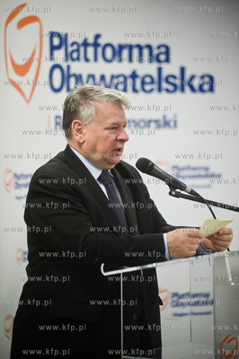 Gdansk. Manhattan. Wybory przewodniczacego Platformy...