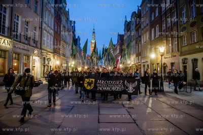 Gdansk. Marsz przeciwko lewackim ideologiom organizowany...
