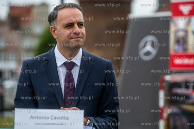 Gdansk. Olowianka. Uroczystosc podpisania umowy na...