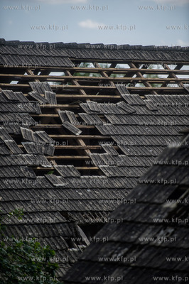 Rytel k. Chojnic. Skutki nawałnicy, która z piątku...