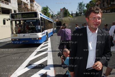 Otwarcie tunelu pod deptakiem ul. Bohaterow Monte Cassino...