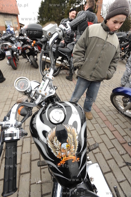 Sobowidz. Rozpoczecie sezonu motocyklowego Jajcarnia...