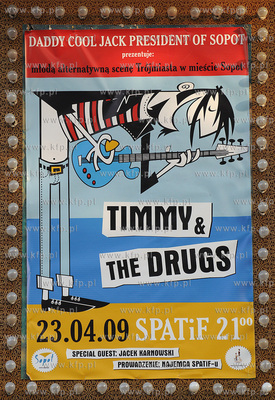 Sopot. Kultowy klub SPATiF przy ul. Boh. Monte Cassino....