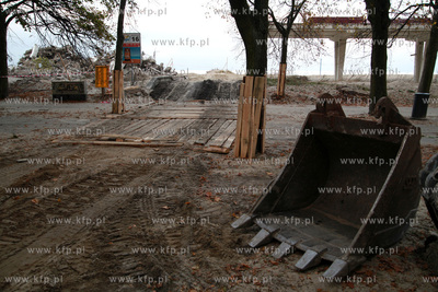 Sopot, Lazienki Polnocne. Rozpoczeto rozbiorke tarasu...
