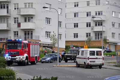 Ok. 100 osob ewakuowano w Gdyni-Obluzu na nowo budowanym...