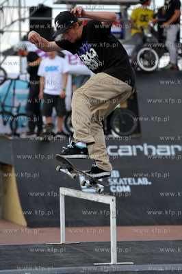 Gdansk. Plac Zebran Ludowych. Festiwal Sportow Ekstremalnych...