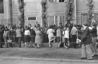 Strajk w Stoczni Gdanskiej im Lenina. sierpien 1980...