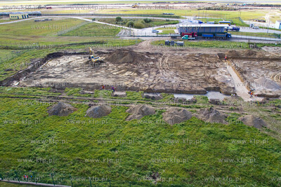 Gdansk, Rebiechowo. Rozbudowa Portu Lotniczego Gdansk...