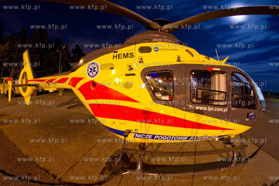 Port Lotniczy Gdansk im. Lecha Walesy. Nz. Eurocopter...