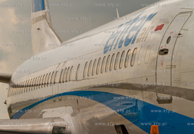 Port Lotniczy Gdansk im. Lecha Walesy. Nz.Boeing 737...