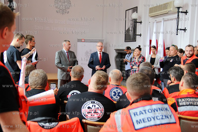 Ogólnopolski Portest Ratowników Medycznych. W Gdańsku...