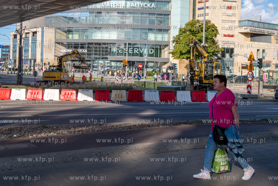 Remont torowiska przy Galerii Ba?tyckiej. 29.07.2024....