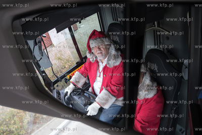 Mikołajkowy przejazd autobusem linii 175 GAiT w Gdańsku....