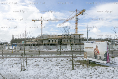 Budowa osiedla Pruszcz Park na rogu ulic Cichej i Raciborskiego...