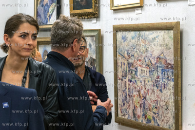 Wernisaż wystawy malarstwa Erwina Elstera w Domu Wiedemanna...