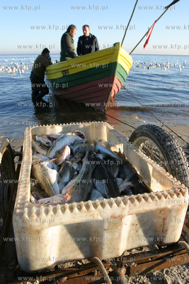 Zimowa plaza w Sopocie, wyjatkowo cieply sloneczny...
