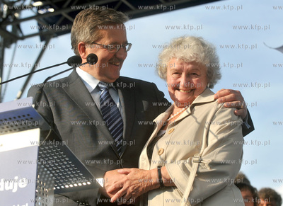 Zakonczenie kampanii wyborczej kandydata na urzad Prezydenta...