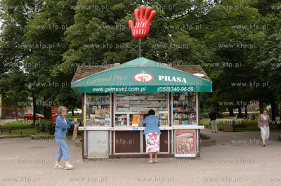 Gdansk Wrzeszcz. KIosk z prasa, papierosami i innymi...