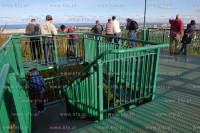 Gdansk Oliwa. Platforma widokowa na gorze Pacholek....