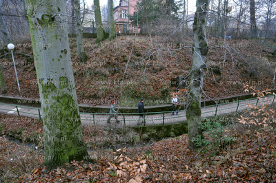 Sopot. Park i potok sopocki pomiedzy ul. Kosciuszki,...