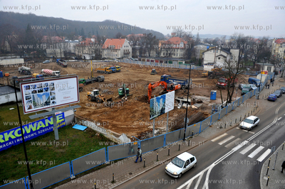 Gdansk Wrzeszcz, wykop i budowa wiezowcow Quattro Towers...