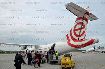 Promocyjny i oficjalnie pierwszy lot na trasie Gdansk...