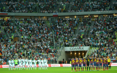 PGE ARENA w Gdansku. Super-Mecz miedzy Lechia Gdansk,...
