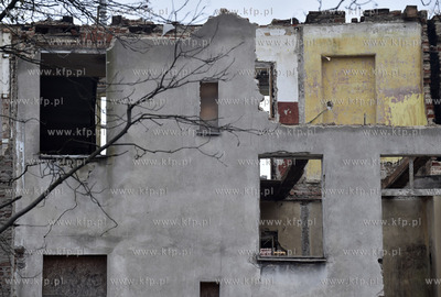 Gdańsk. Budowa apartamentowcow w kwartale ulic. Osiek,...