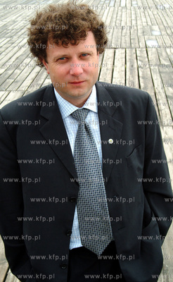 Prezydent Miasta Sopotu Jacek Karnowski na sopockim...