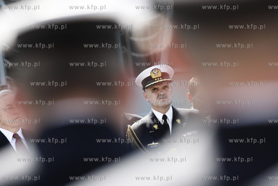 Gdynia Oksywie. Port Wojenny. Admiral floty Tomasz...