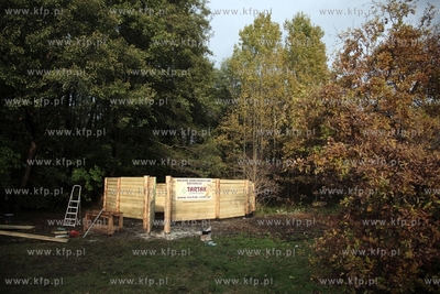 Gdansk. Park Reagana. Montaż odlowni dzikow.
05.11.2012
fot....