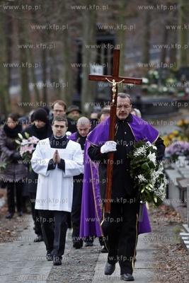 Sopot. Cmentarz Komunalny. Pogrzeb aktorki Joanny Bogackiej.
03.12.2012
fot....