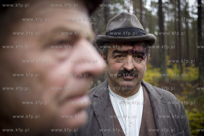 Lasy piaśnickie koło WejherowaPlan zdjęciowy filmu...