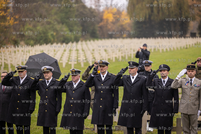 Cmentarz Francuski w Gdańsku - obchody Święta Niepodległosci...
