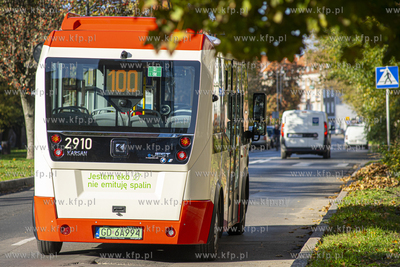 Linia 100 na Głównym i Starym Mieście obsługiwana...