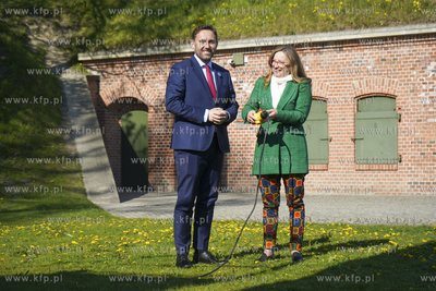 Na górze Gradowej, o godzinie 09.00 na maszt podniesiona...