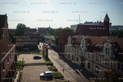Gdansk, ul. Elżbietańska widok z budynku Krewetka....