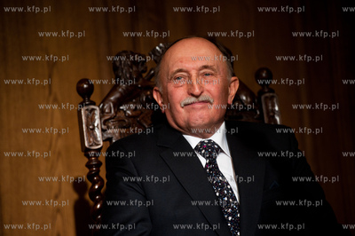 Gdansk. Ratusz Staromiejski. Uroczystosc wreczenia...