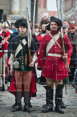 Gdansk. Plac miedzy Złota Brama a Wieza Wiezienna....