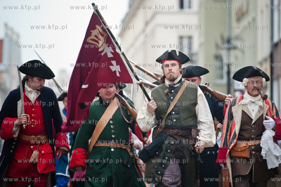 Gdansk. Zlot Zaglowcow Baltic Sail Gdansk 2013. Przemarsz...