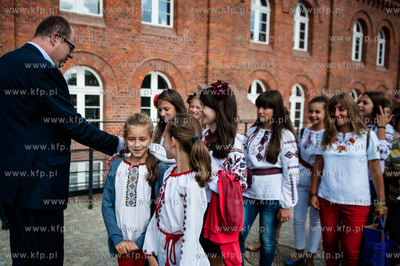 Gdansk. Gora Gradowa. Centrum Hewelianum. Spotkanie...