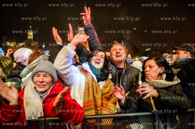 Zabawa sylwestrowa na Targu Weglowym w Gdansku.
31.12.2014
fot....