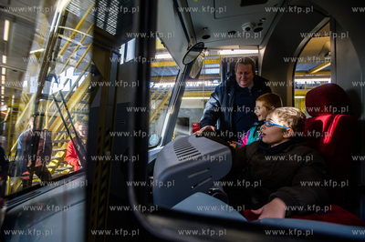 Gdansk. Zajezdnia tramwajowa Zakladu Komunikacji Miejskiej,...