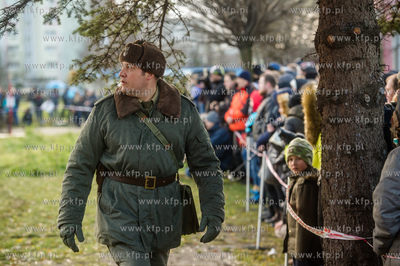 Gdansk. Teren przy Sali BHP. Obchody jubileuszu 15-lecia...