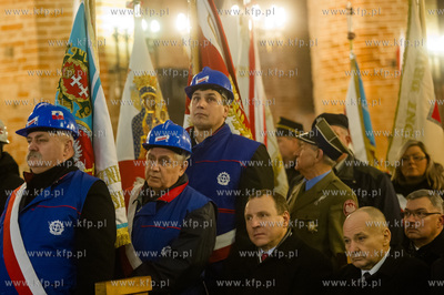 Gdansk. Kosciol sw. Brygidy. Obchody 45. rocznicy Grudnia...