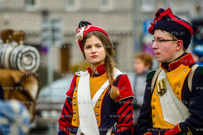Tczew. Plac Hallera. Piata inscenizacja historyczna...