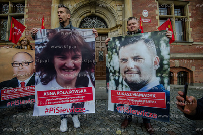 Gdańsk. Siedziba Rady Miasta. Akcja Stowarzyszenia...